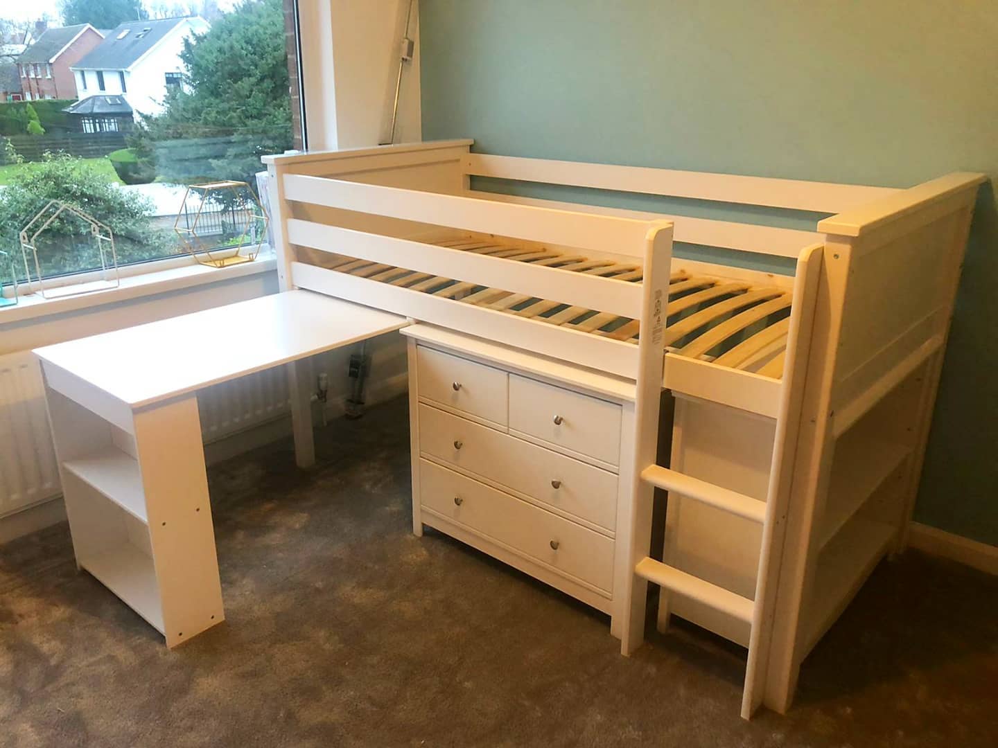 Argos Habitat Brooklyn Bunk Bed with Shelves and Desk