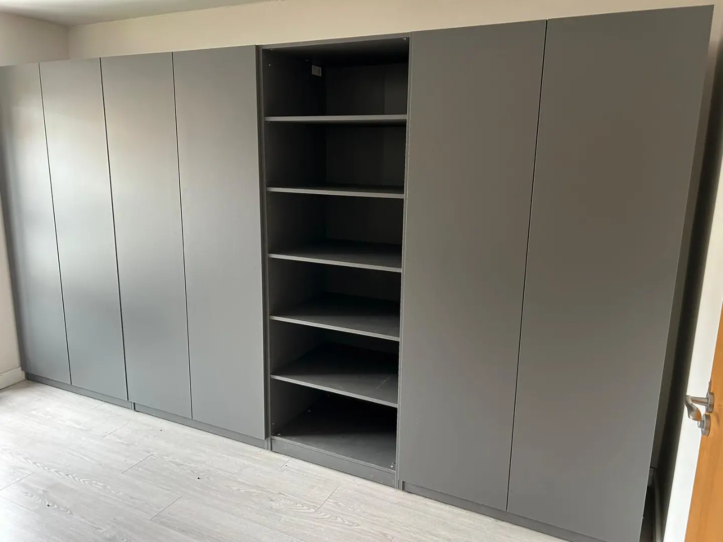 Dark Grey IKEA PAX Wardrobe