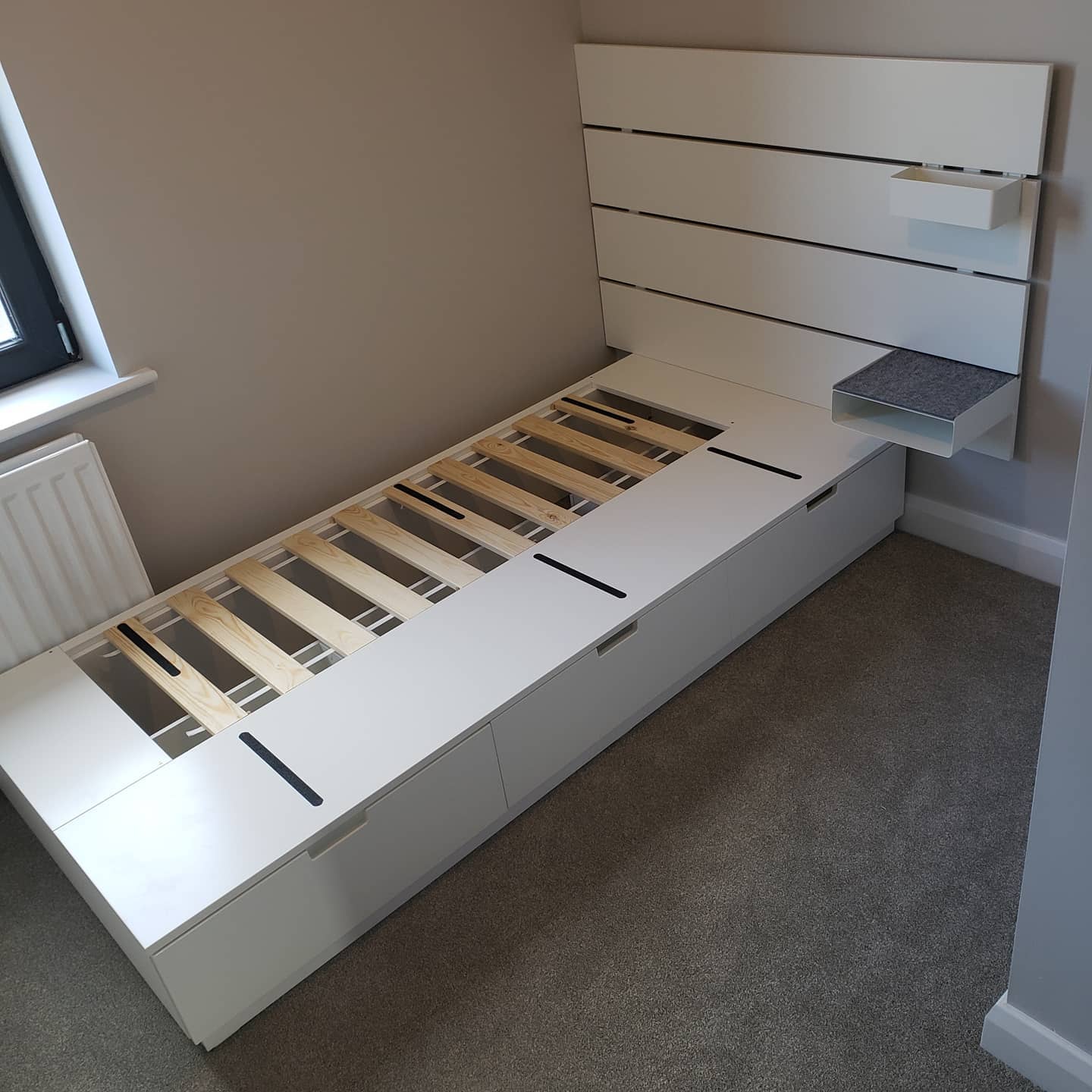 IKEA Bed with Headboard Assembly