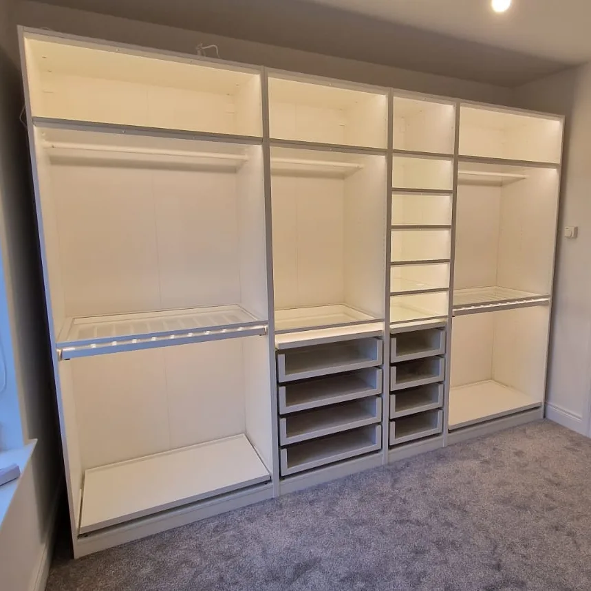 IKEA PAX Wardrobe with Integrated LED Lights